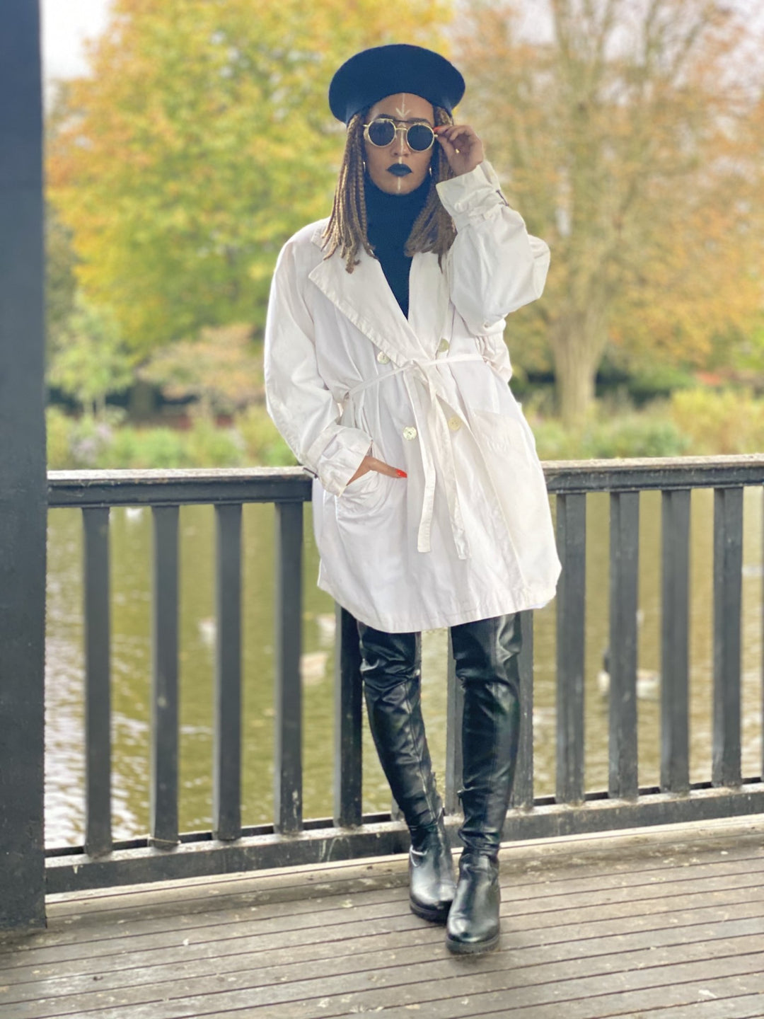 Moonflower Trench Coat - One Wear Freedom 