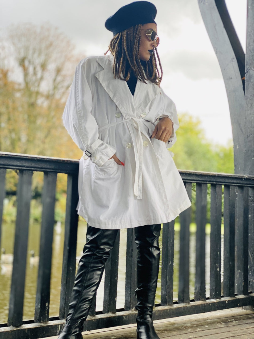 Moonflower Trench Coat - One Wear Freedom 
