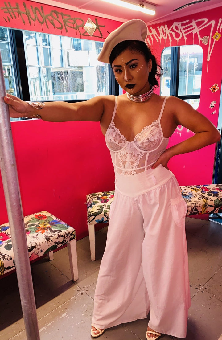 Moonflower Wide Leg Trousers - One Wear Freedom 