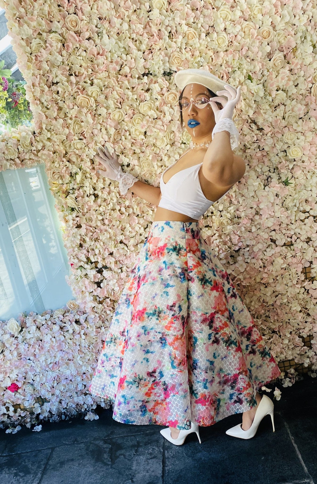 Multicoloured Full Blown Pom Pom Skirt - One Wear Freedom 