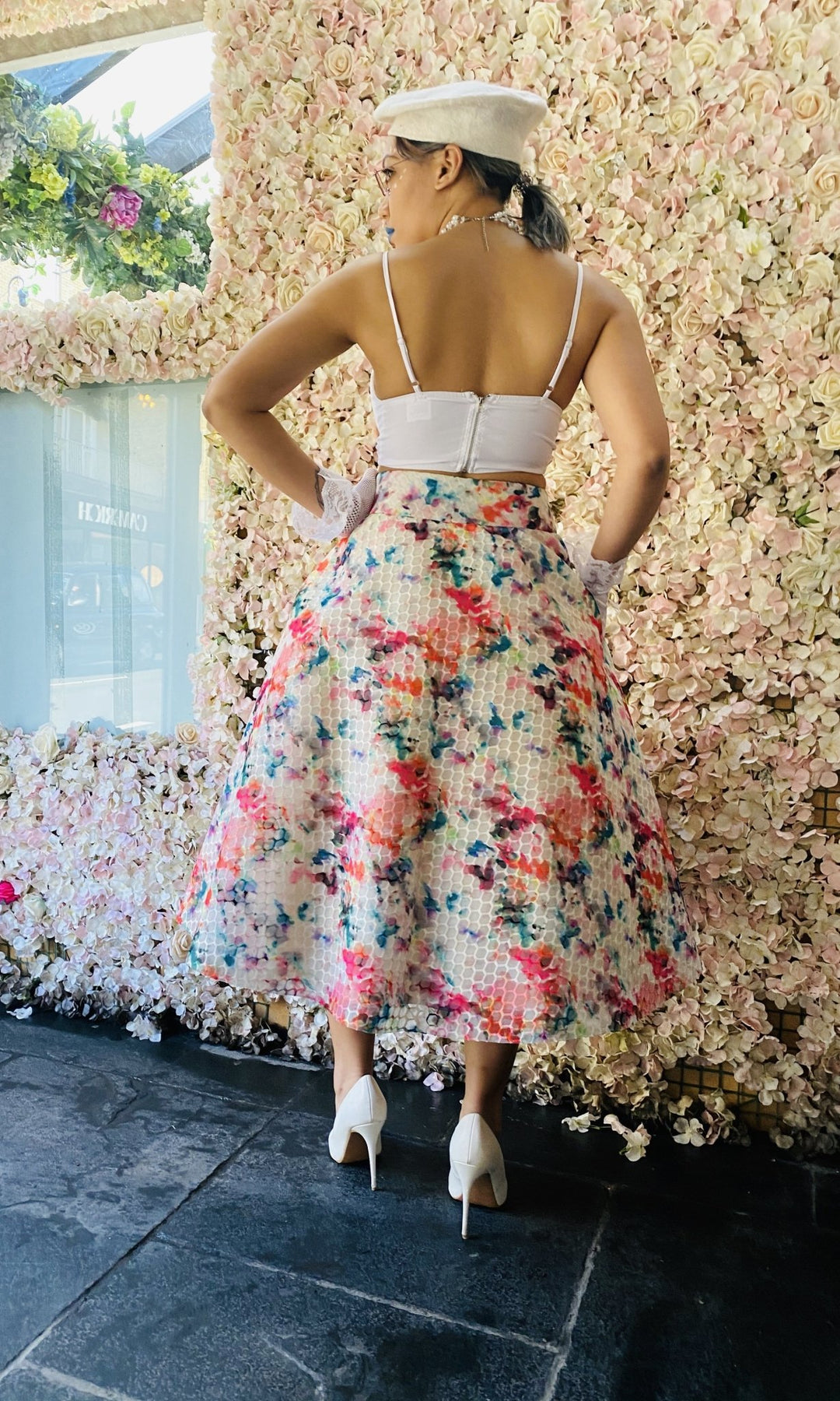 Multicoloured Full Blown Pom Pom Skirt - One Wear Freedom 