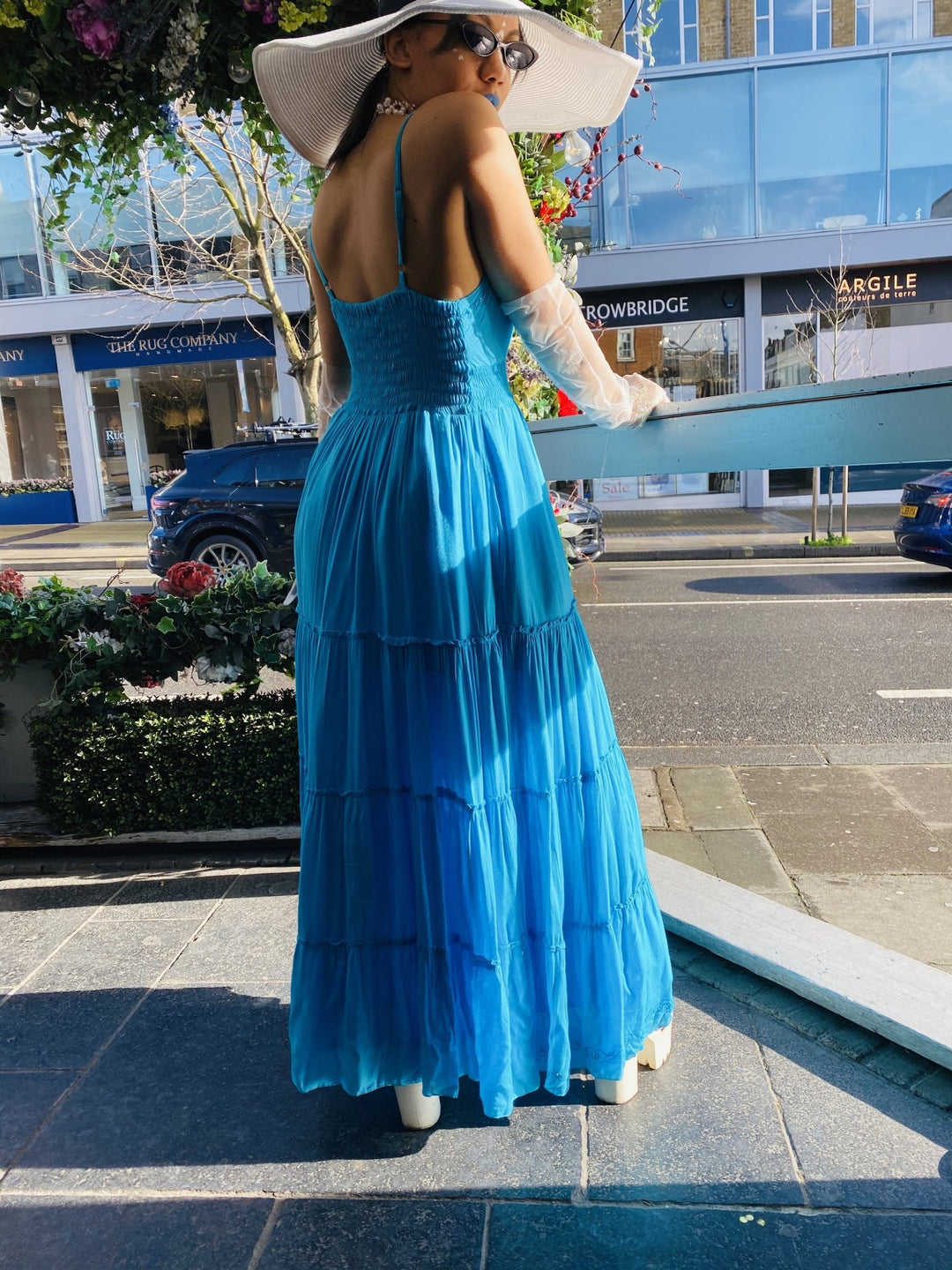 Nigella Maxi Dress with Sequin Borders - One Wear Freedom 