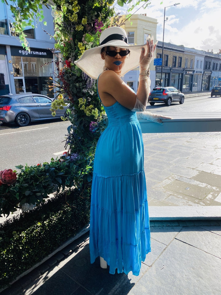 Nigella Maxi Dress with Sequin Borders - One Wear Freedom 