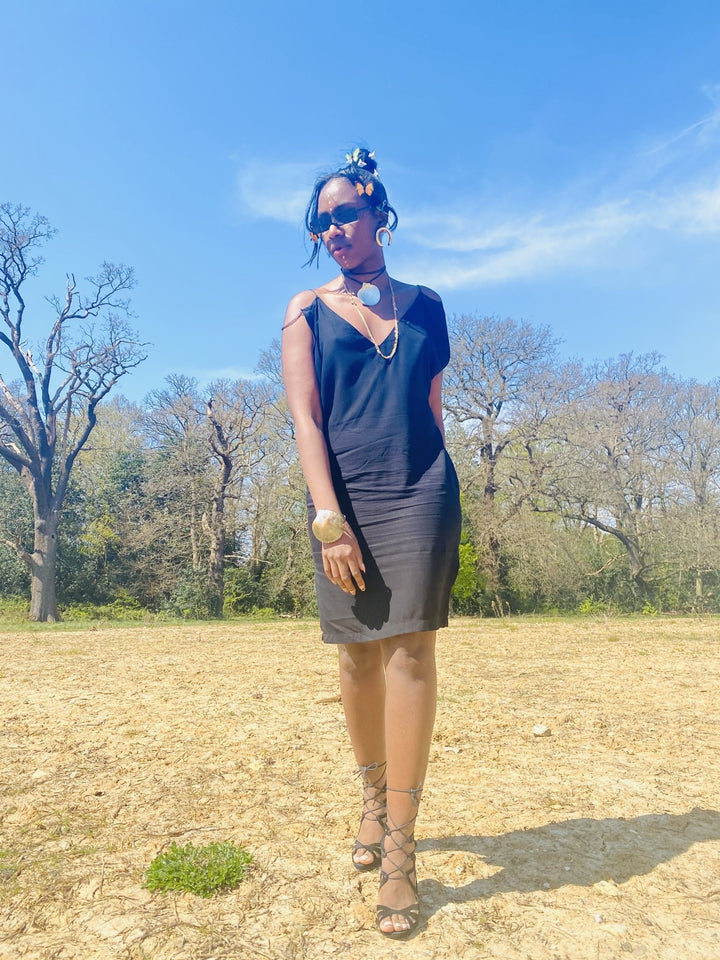 Noir n Chains Shift Dress - One Wear Freedom 