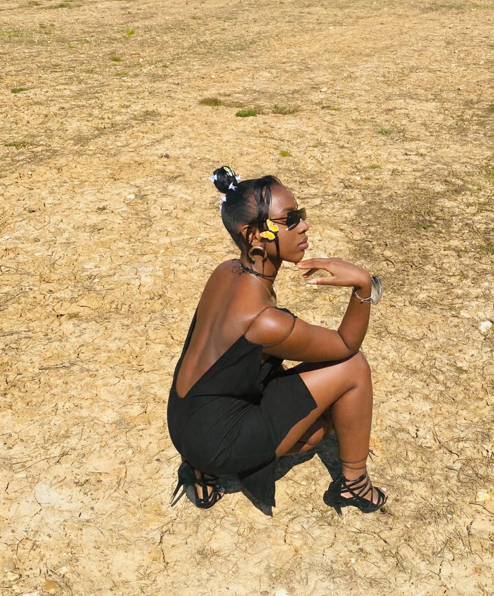 Noir n Chains Shift Dress - One Wear Freedom 