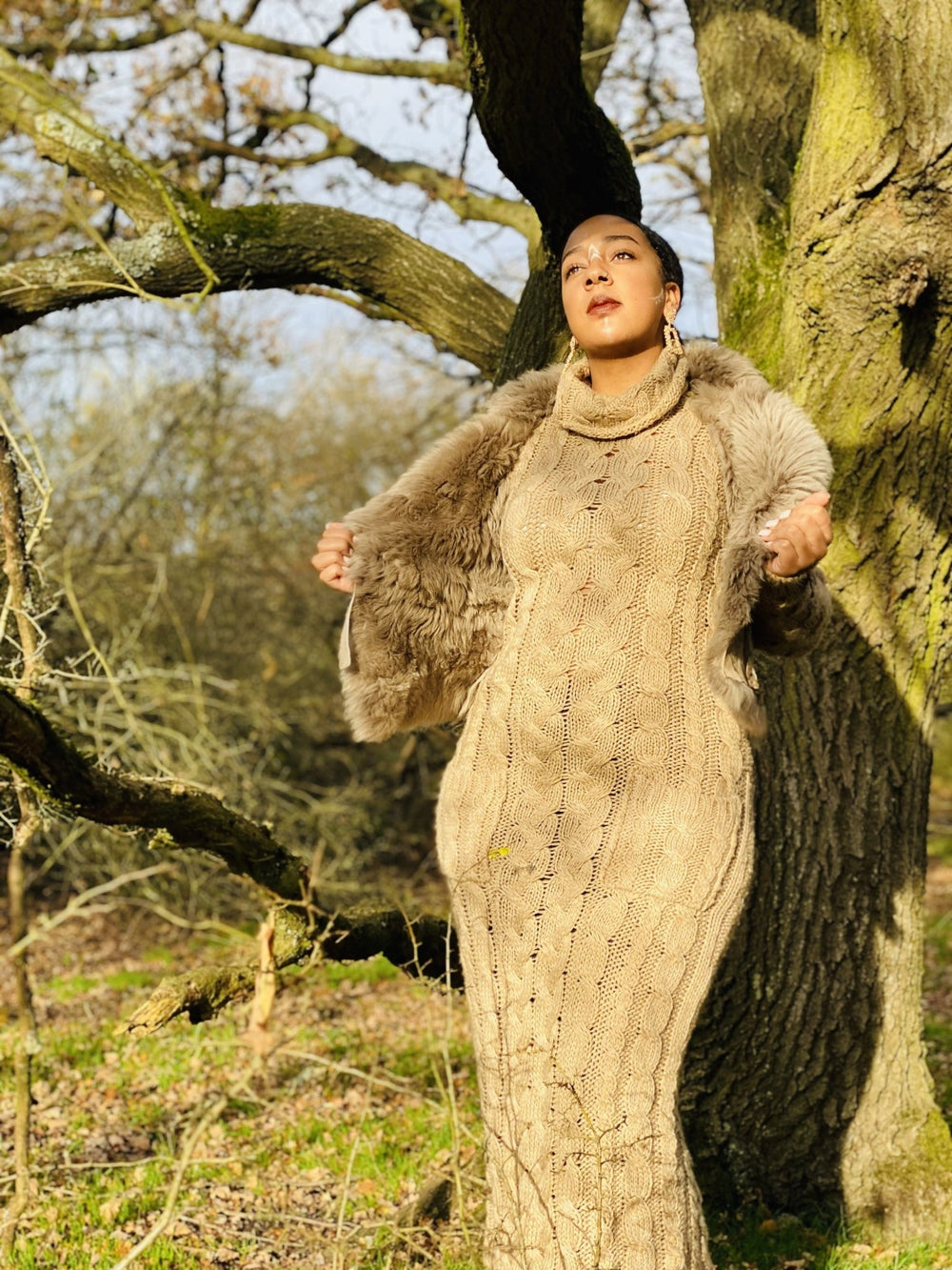 Nude Sheepskin Reversible Waist Coat - One Wear Freedom #product_tags#