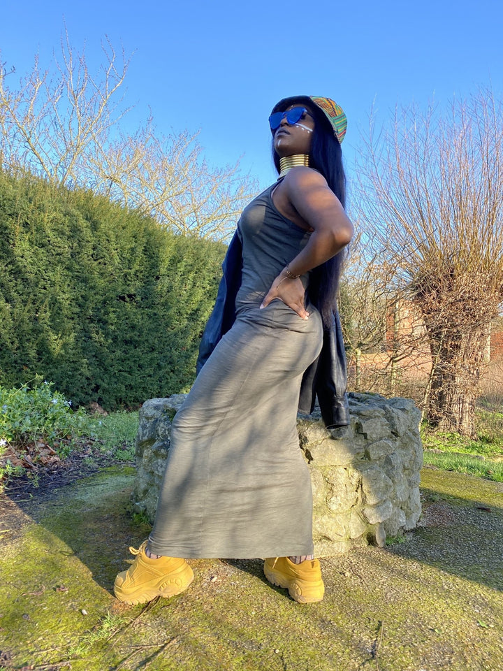 Olive Garden Maxi Dress - One Wear Freedom 