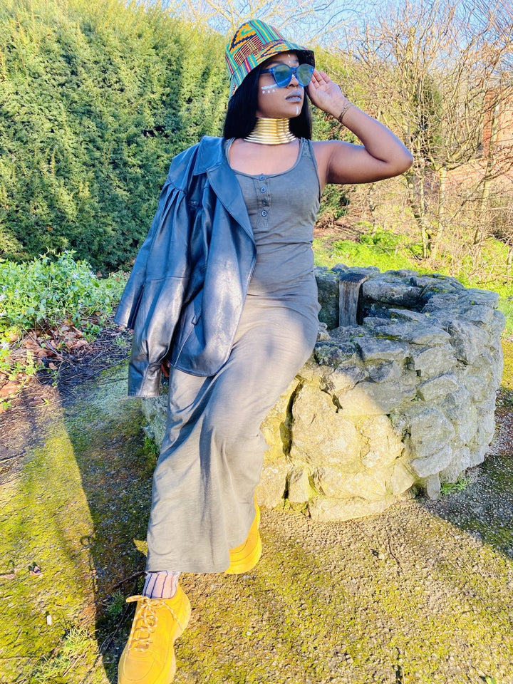 Olive Garden Maxi Dress - One Wear Freedom 