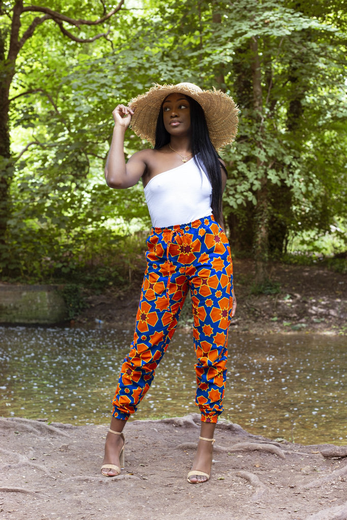 Orange Yewande Trousers - One Wear Freedom #product_tags#
