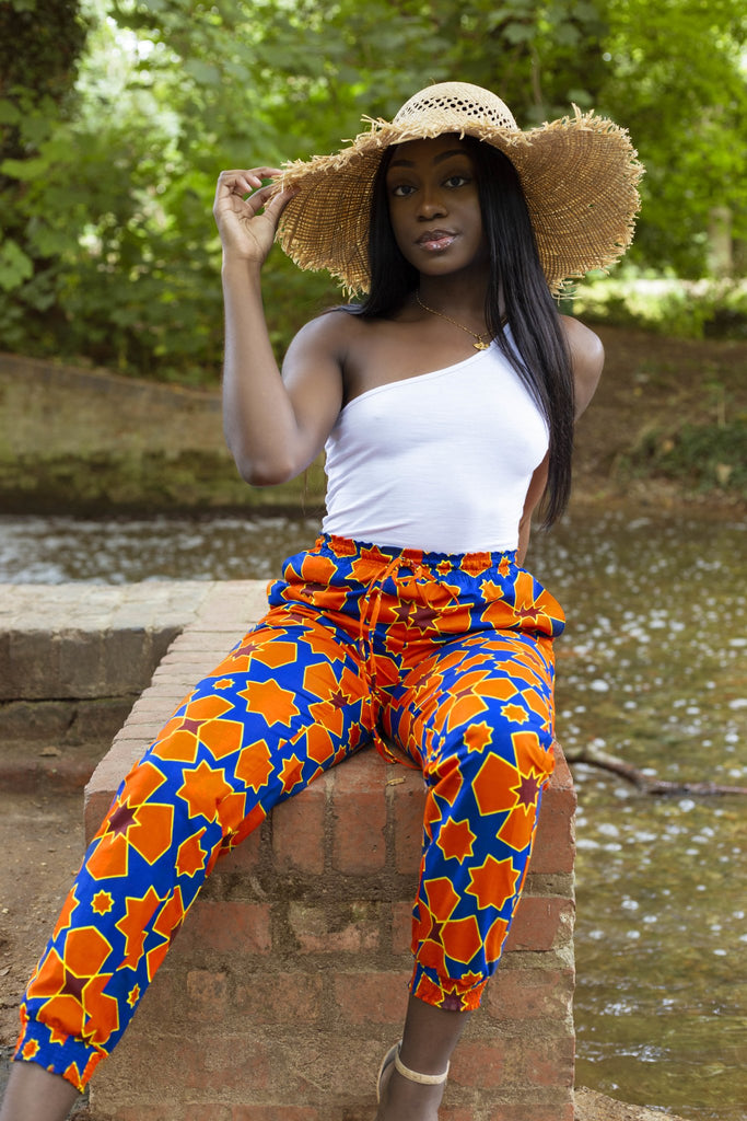 Orange Yewande Trousers - One Wear Freedom #product_tags#