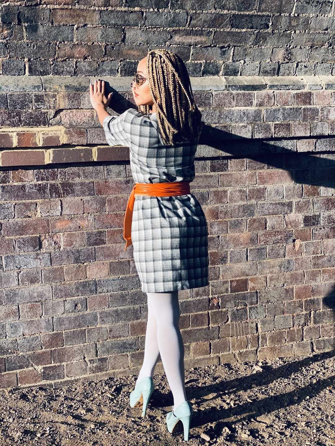 Overcast Plaid Polo Mini Dress - One Wear Freedom 
