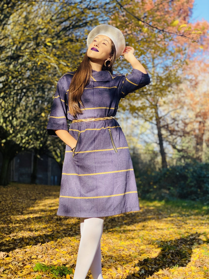 Overcast Plaid Polo Mini Dress - One Wear Freedom 