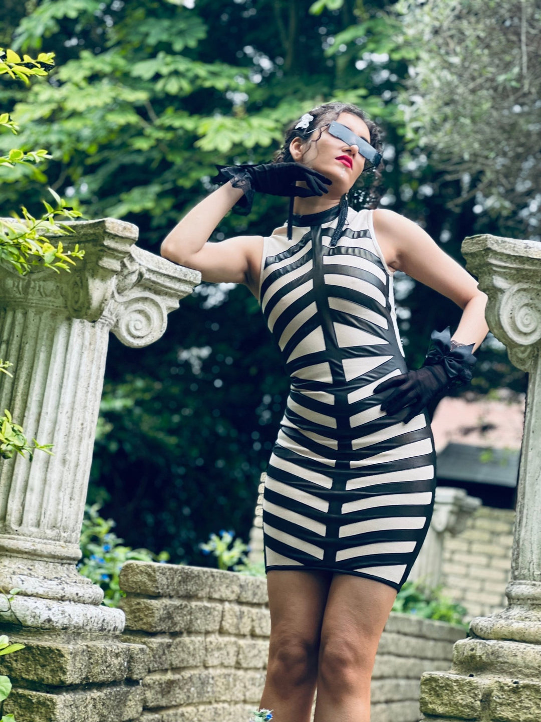 Peekaboo Cage Body-Con Dress - One Wear Freedom #product_tags#