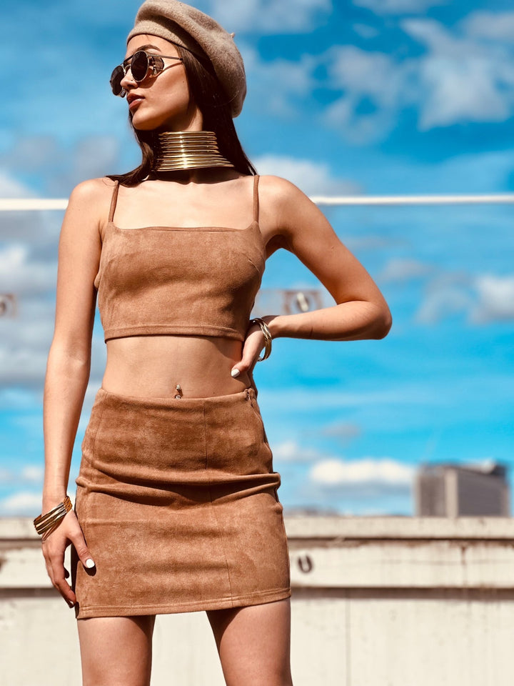 Plush Caramel Mini Co-ord - One Wear Freedom 