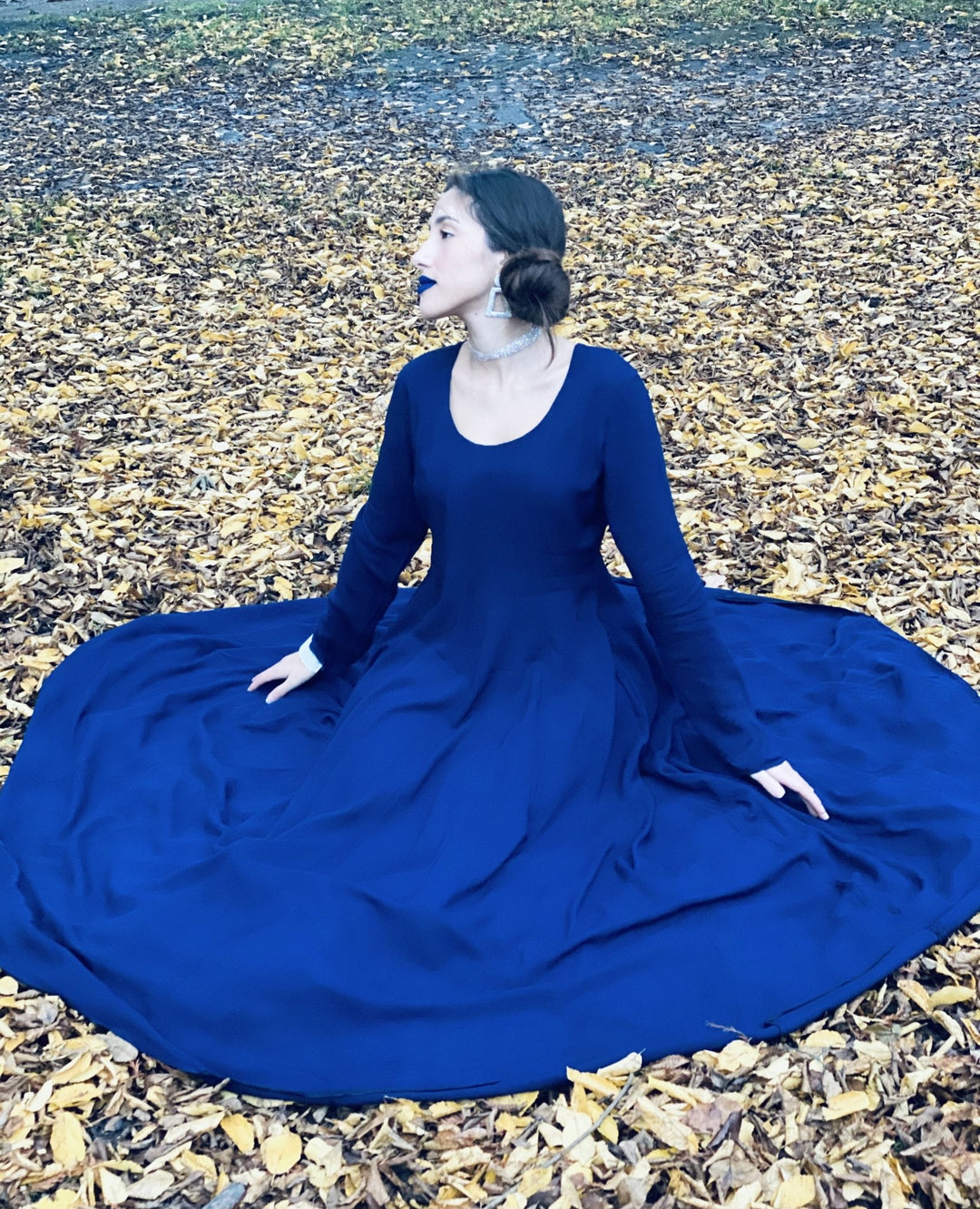 Sapphire Flamenco Dress - One Wear Freedom 