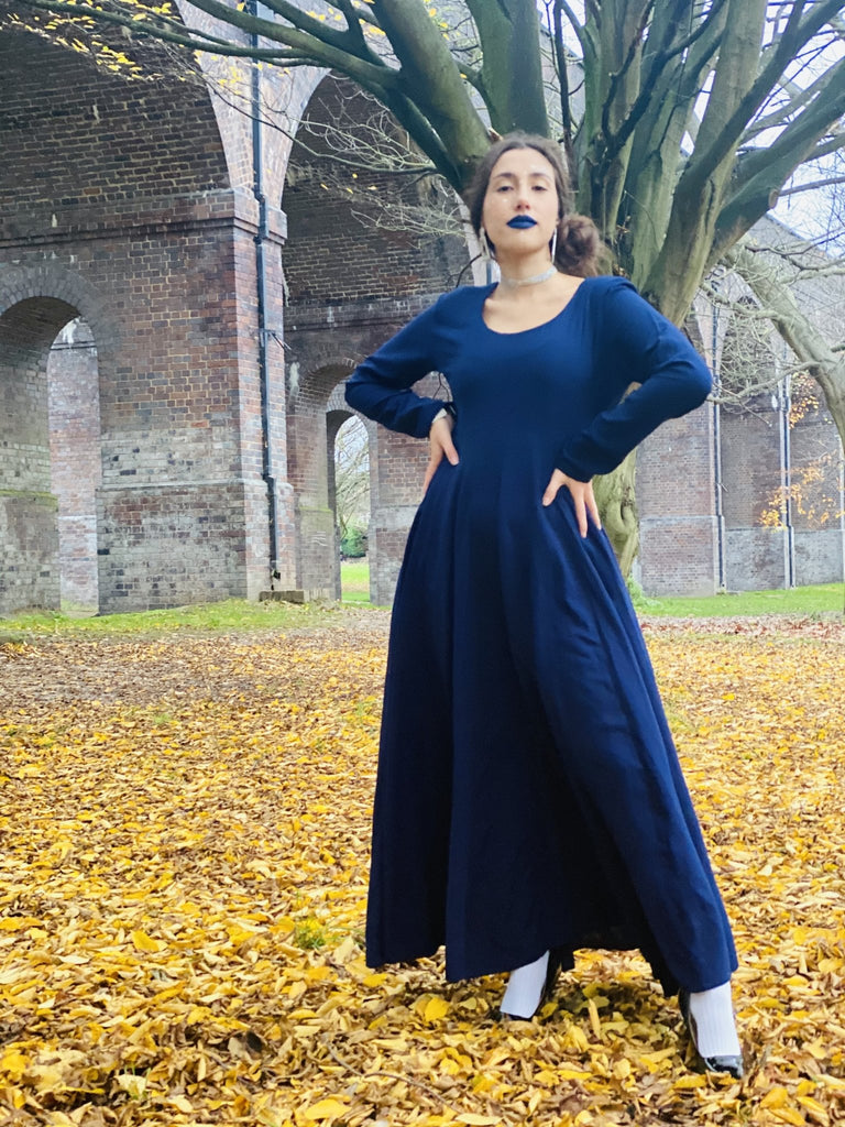 Sapphire Flamenco Dress - One Wear Freedom #product_tags#