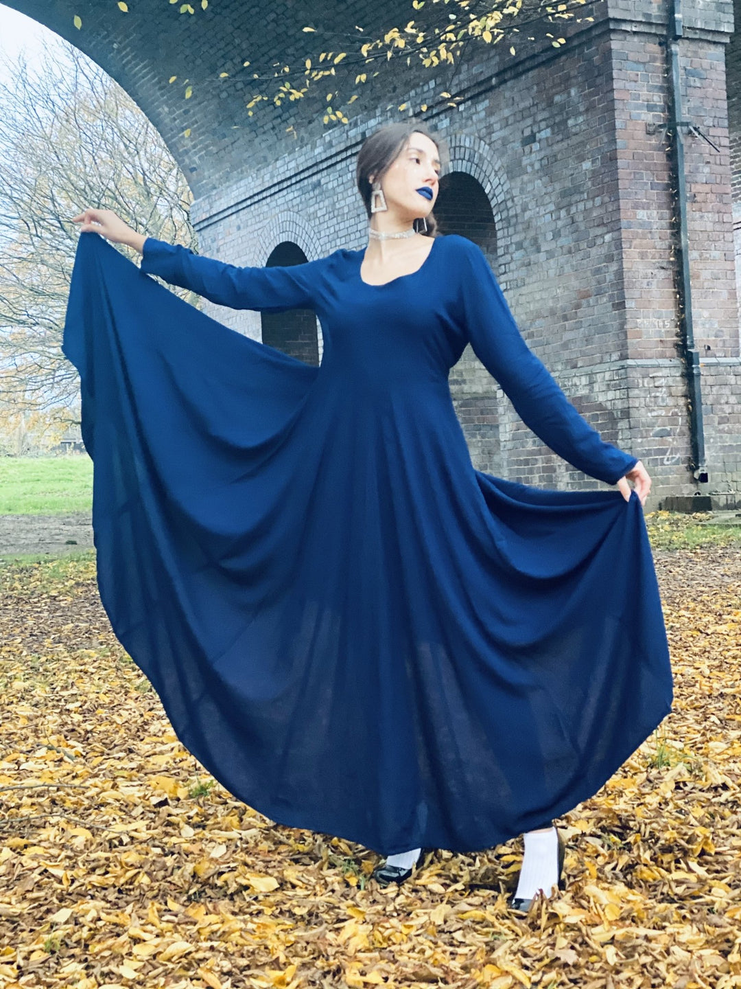 Sapphire Flamenco Dress - One Wear Freedom 