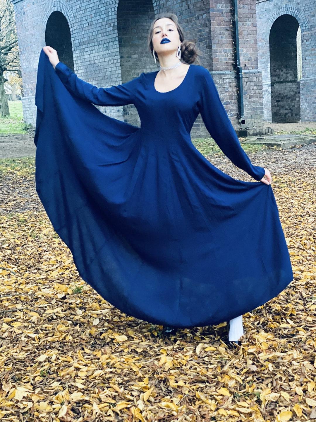 Sapphire Flamenco Dress - One Wear Freedom #product_tags#