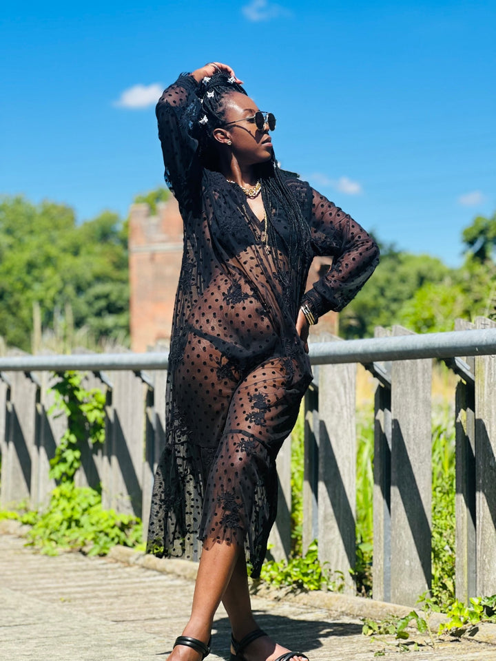 See Me Dot Beach Dress - One Wear Freedom 