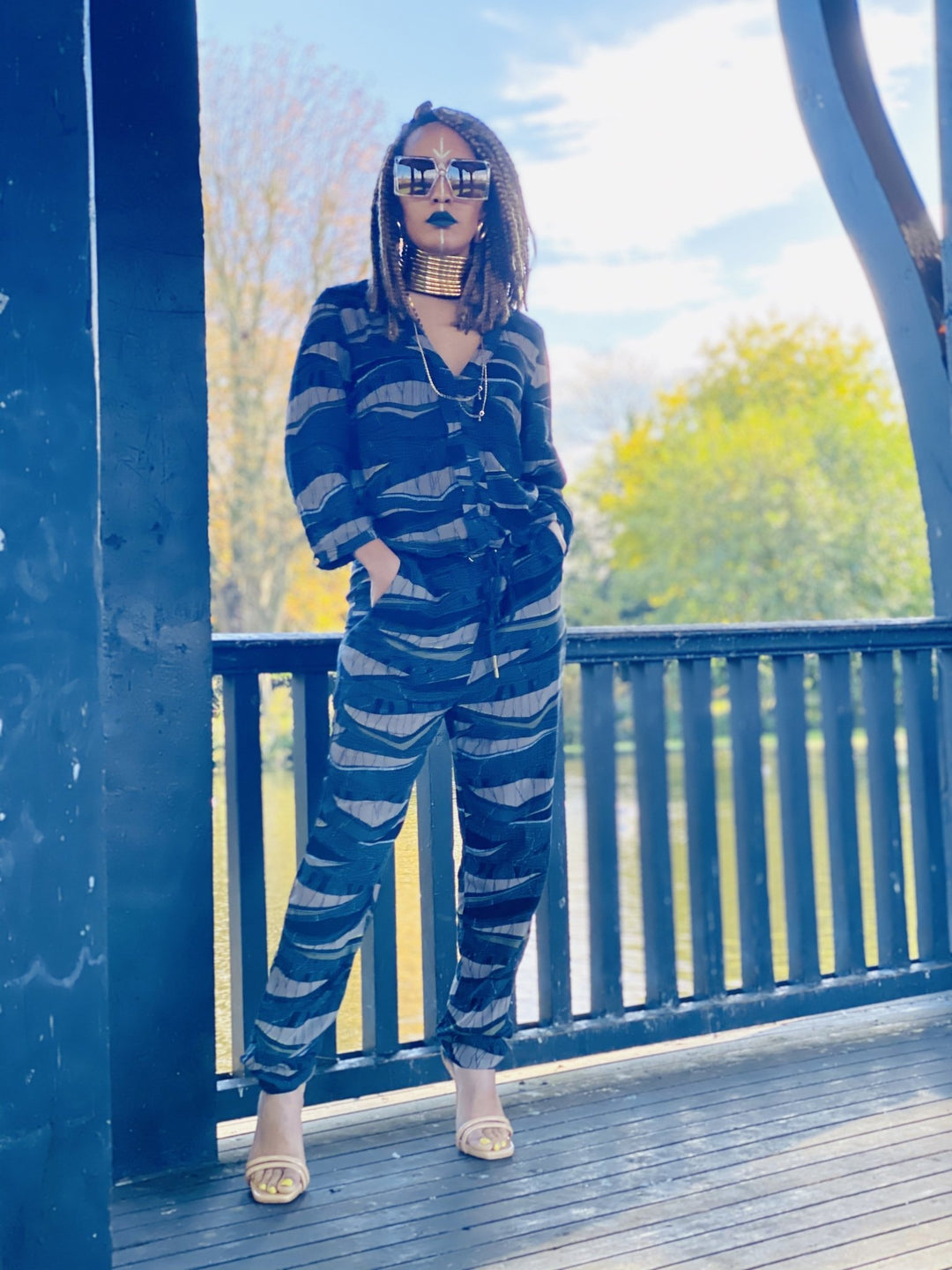 Shades of Khaki Jumpsuit - One Wear Freedom 