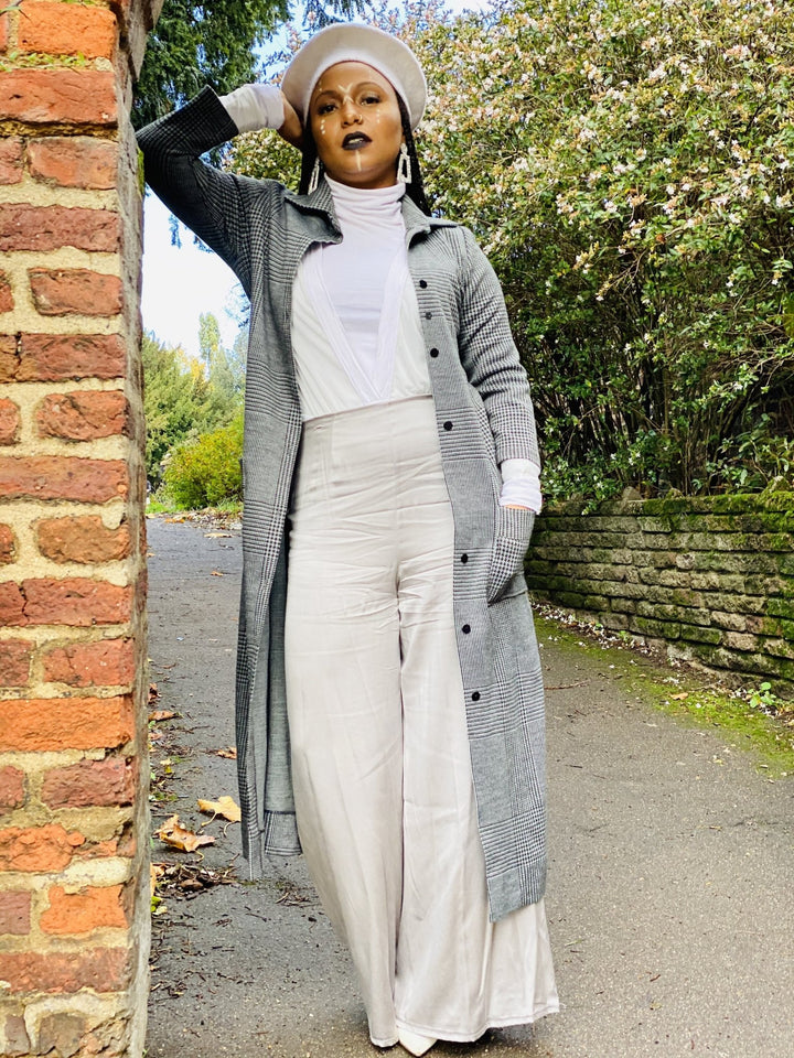 Silver Grey Bombyx Mori Trousers - One Wear Freedom 