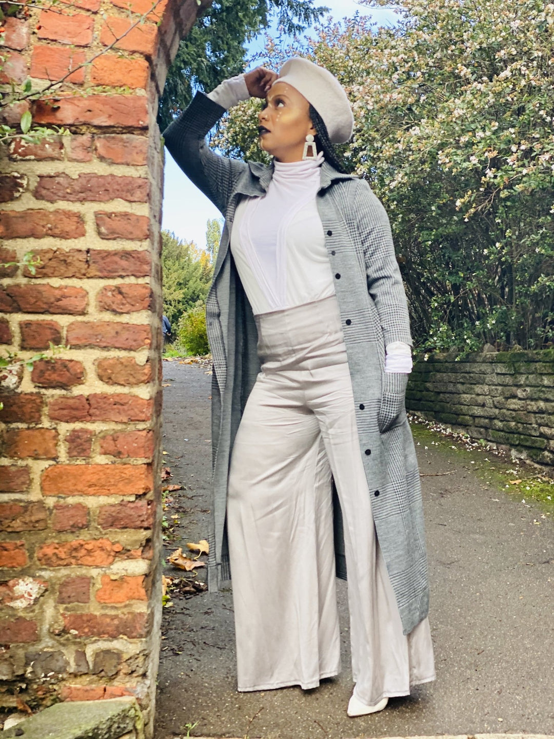 Silver Grey Bombyx Mori Trousers - One Wear Freedom 