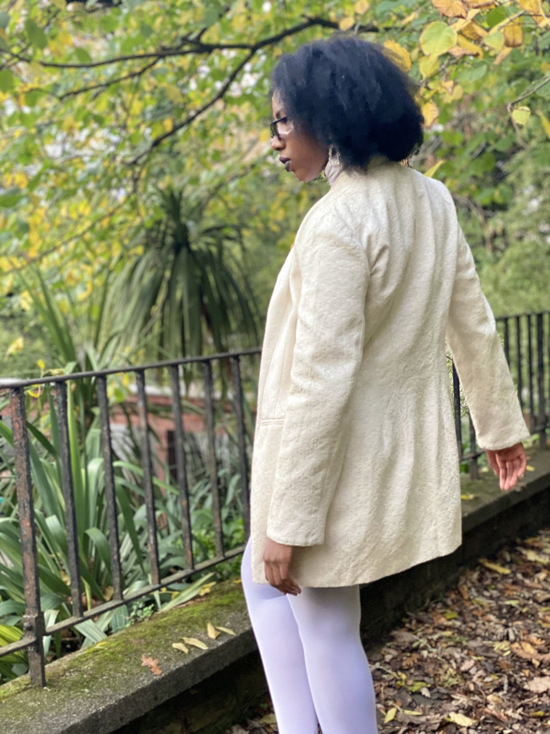 Silver Paisley Mini Skirt + Long Blazer Suit - One Wear Freedom 