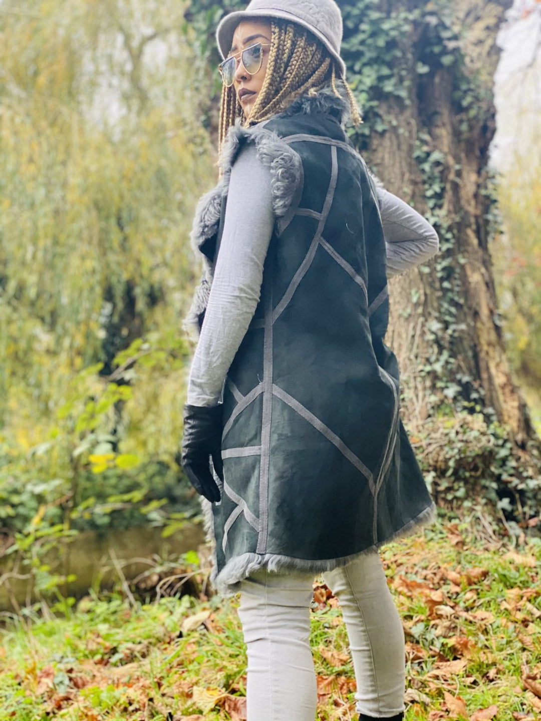 Smokey Toscana Sheepskin Reversible Waist Coat - One Wear Freedom 
