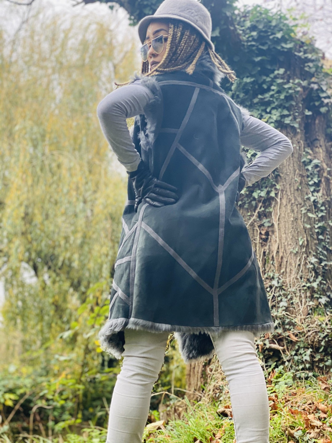 Smokey Toscana Sheepskin Reversible Waist Coat - One Wear Freedom 