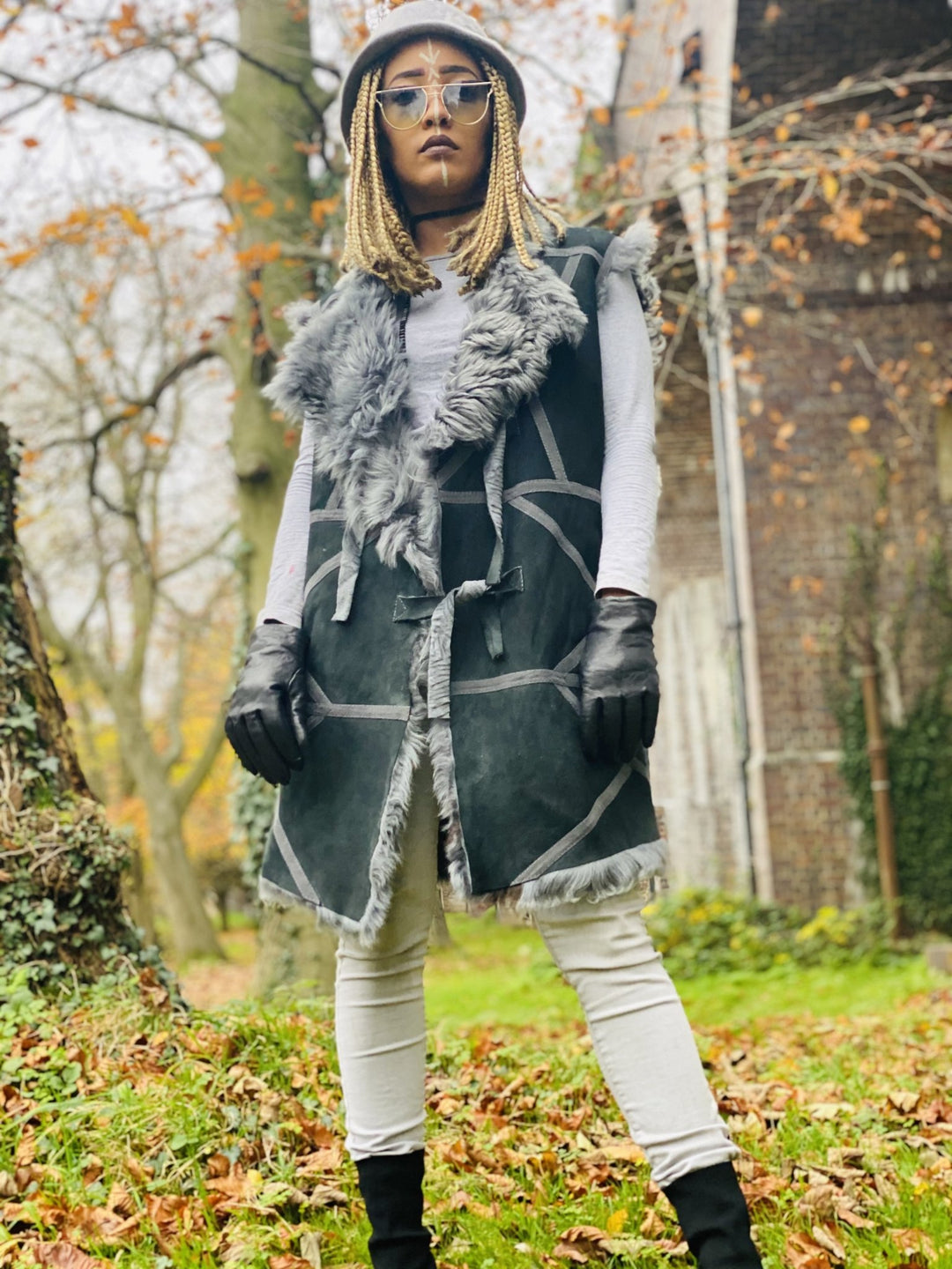 Smokey Toscana Sheepskin Reversible Waist Coat - One Wear Freedom #product_tags#