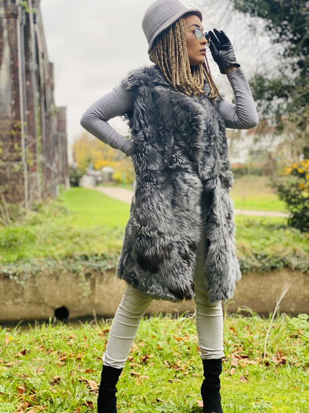 Smokey Toscana Sheepskin Reversible Waist Coat - One Wear Freedom #product_tags#