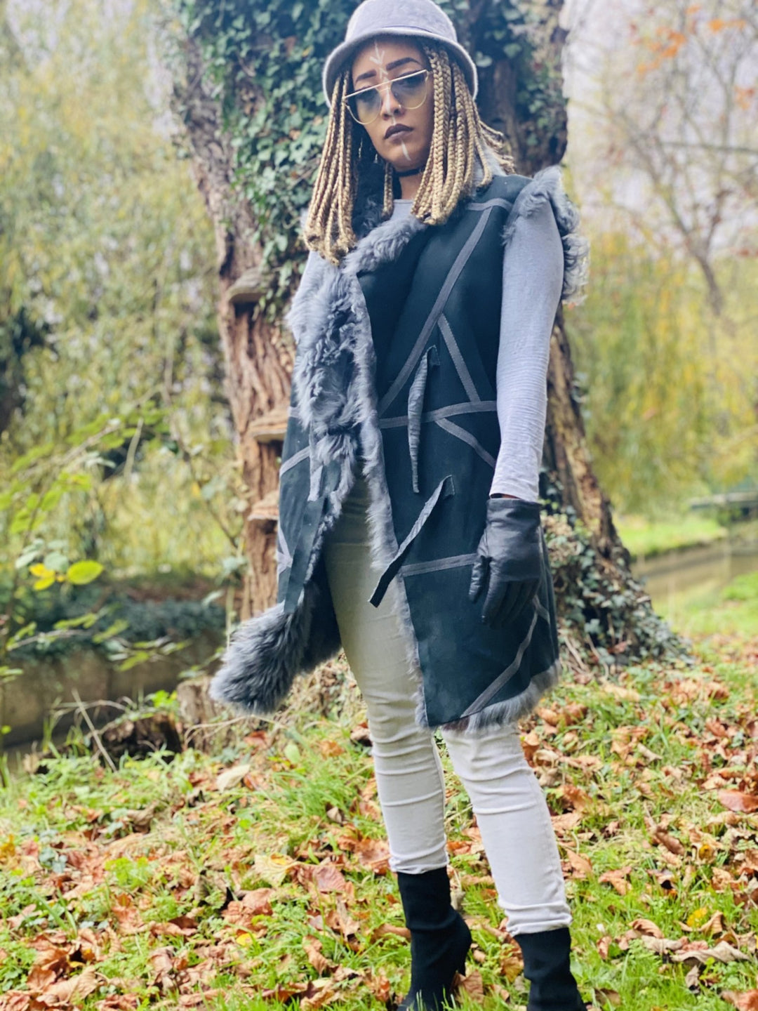 Smokey Toscana Sheepskin Reversible Waist Coat - One Wear Freedom 