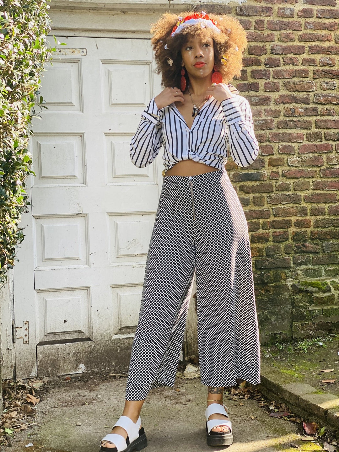 Snowdrop Polka Dot Culottes - One Wear Freedom #product_tags#