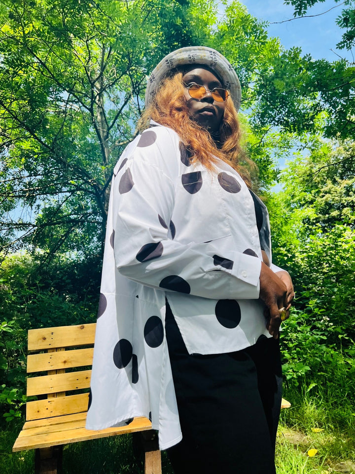 Spot Me Now Oversized Shirt - One Wear Freedom 