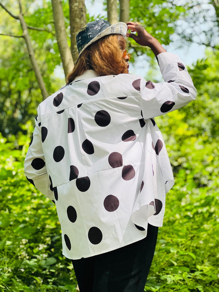 Spot Me Now Oversized Shirt - One Wear Freedom 