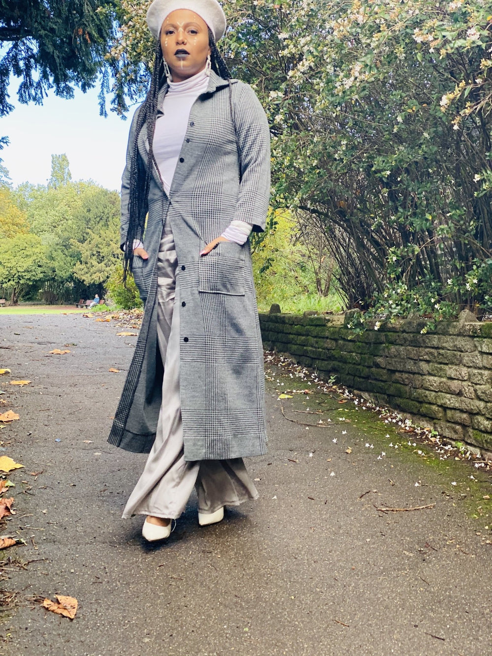 Stripes on Stripes Maxi Coat - One Wear Freedom #product_tags#