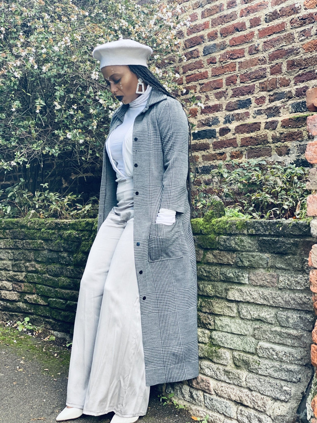 Stripes on Stripes Maxi Coat - One Wear Freedom 