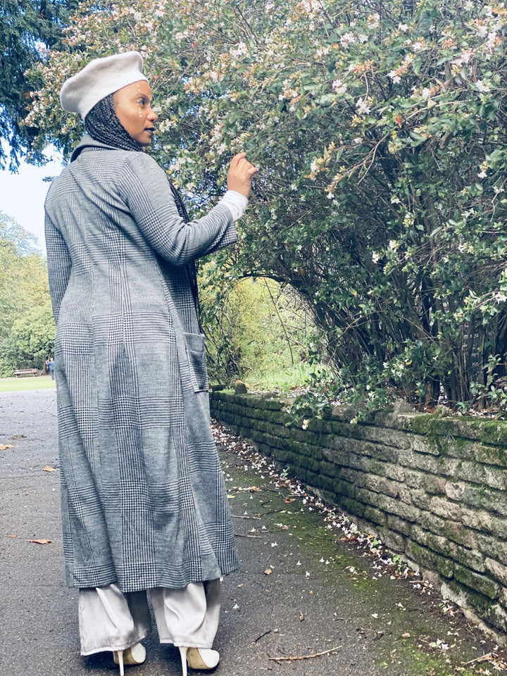 Stripes on Stripes Maxi Coat - One Wear Freedom 