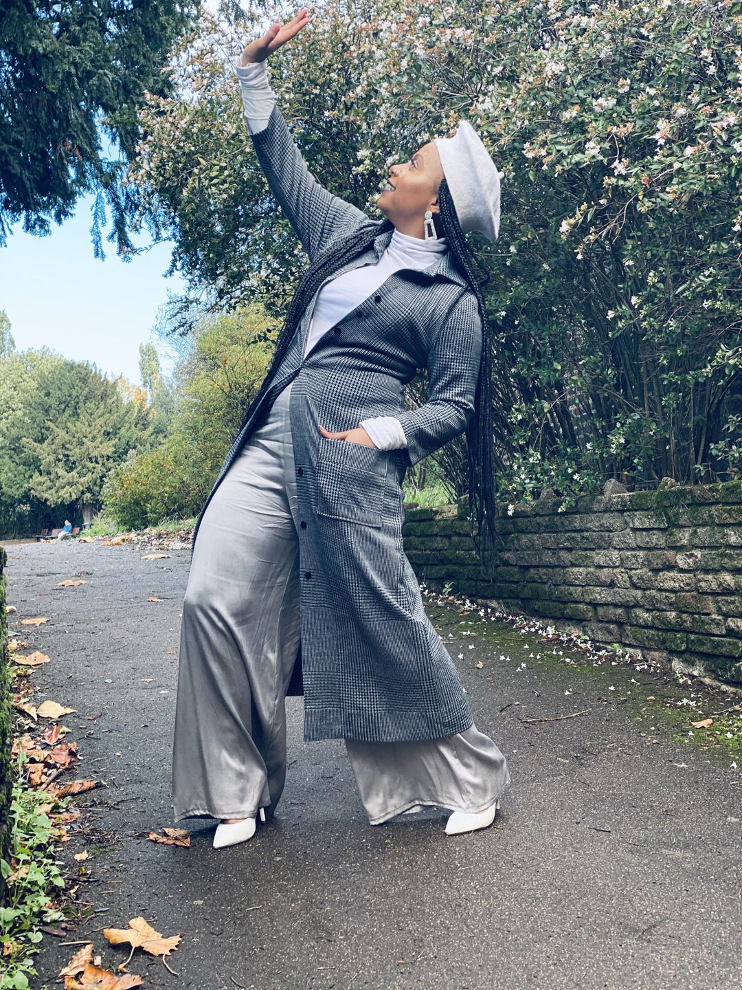 Stripes on Stripes Maxi Coat - One Wear Freedom 