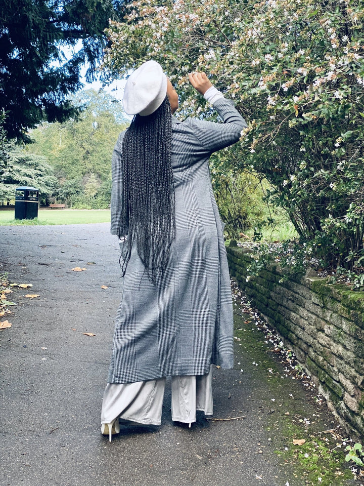 Stripes on Stripes Maxi Coat - One Wear Freedom 