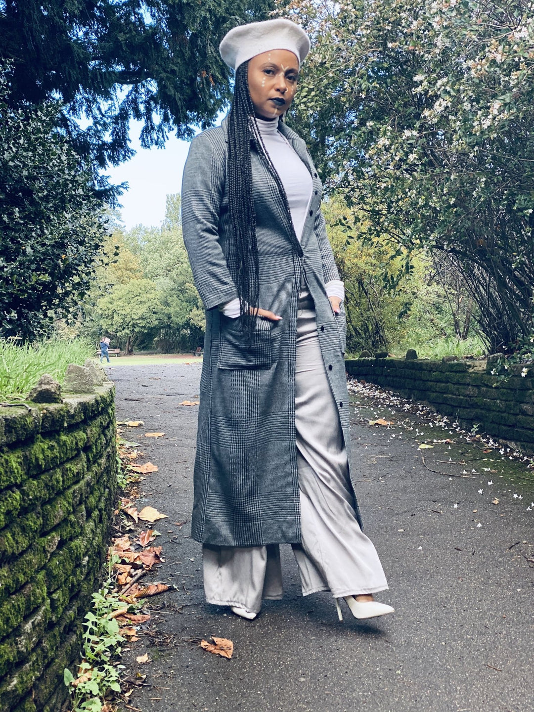 Stripes on Stripes Maxi Coat - One Wear Freedom 