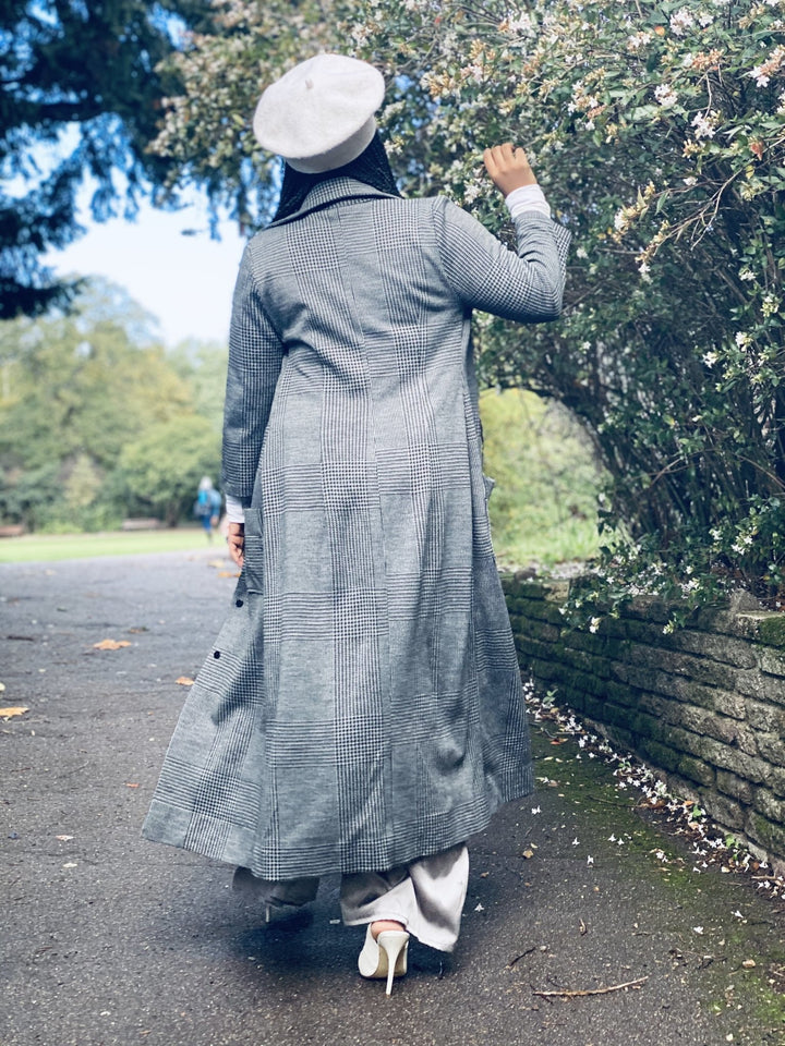 Stripes on Stripes Maxi Coat - One Wear Freedom 