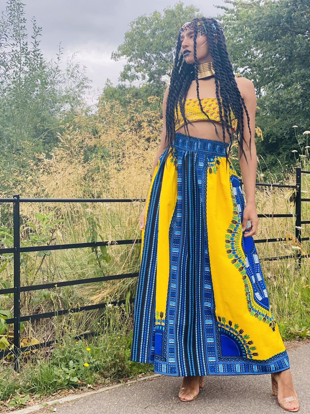 Sunshine Dashiki Maxi Skirt Goodness - One Wear Freedom #product_tags#