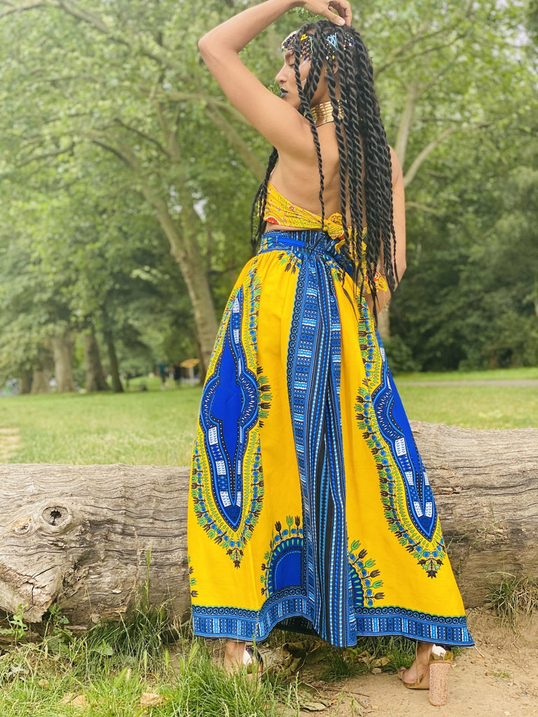 Sunshine Dashiki Maxi Skirt Goodness - One Wear Freedom #product_tags#