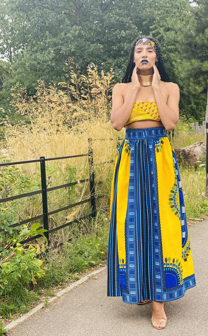 Sunshine Dashiki Maxi Skirt Goodness - One Wear Freedom 