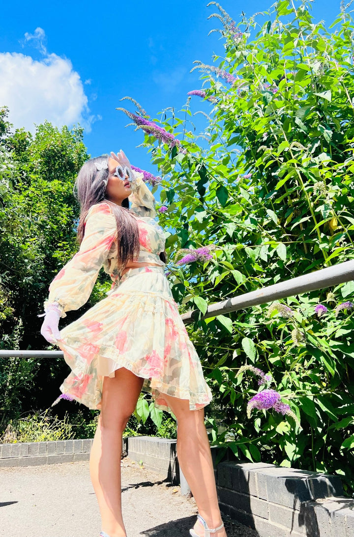 Sunshine + Pastel Cut Out Dress - One Wear Freedom 