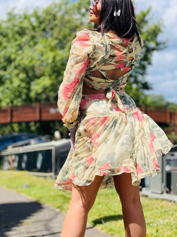 Sunshine + Pastel Cut Out Dress - One Wear Freedom 