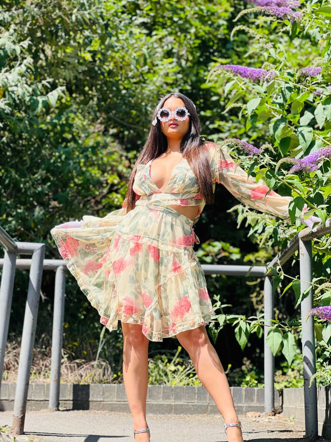 Sunshine + Pastel Cut Out Dress - One Wear Freedom 
