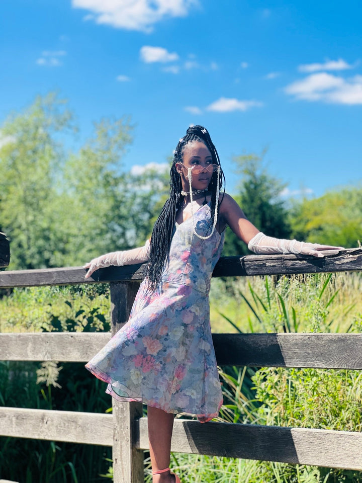 Teal Periwinkle Sun Dress - One Wear Freedom 