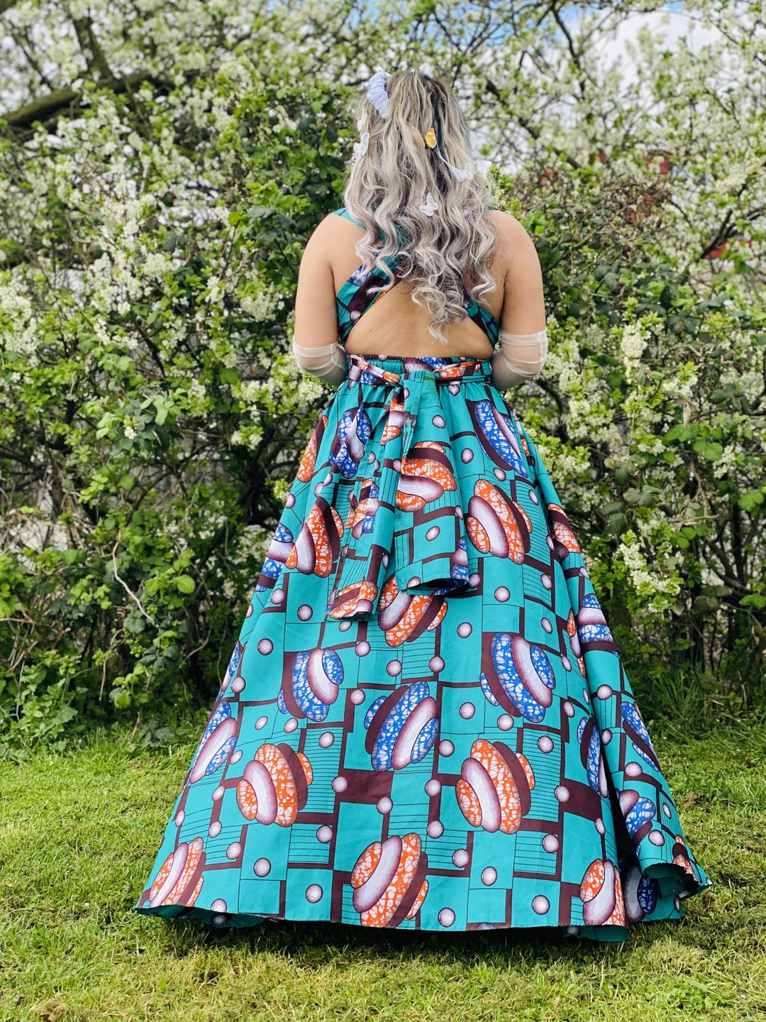 Tropical Turquoise Multi-Wrap Dress - One Wear Freedom 